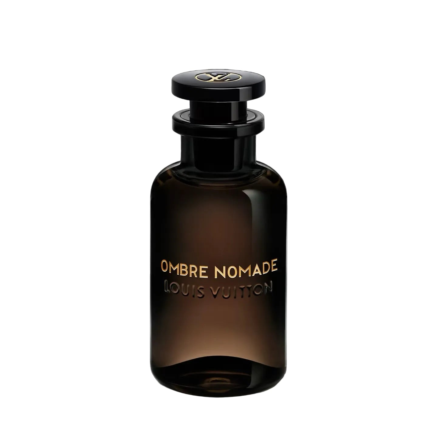 dark louis vuitton bottle on a dark background named Ombre nomade