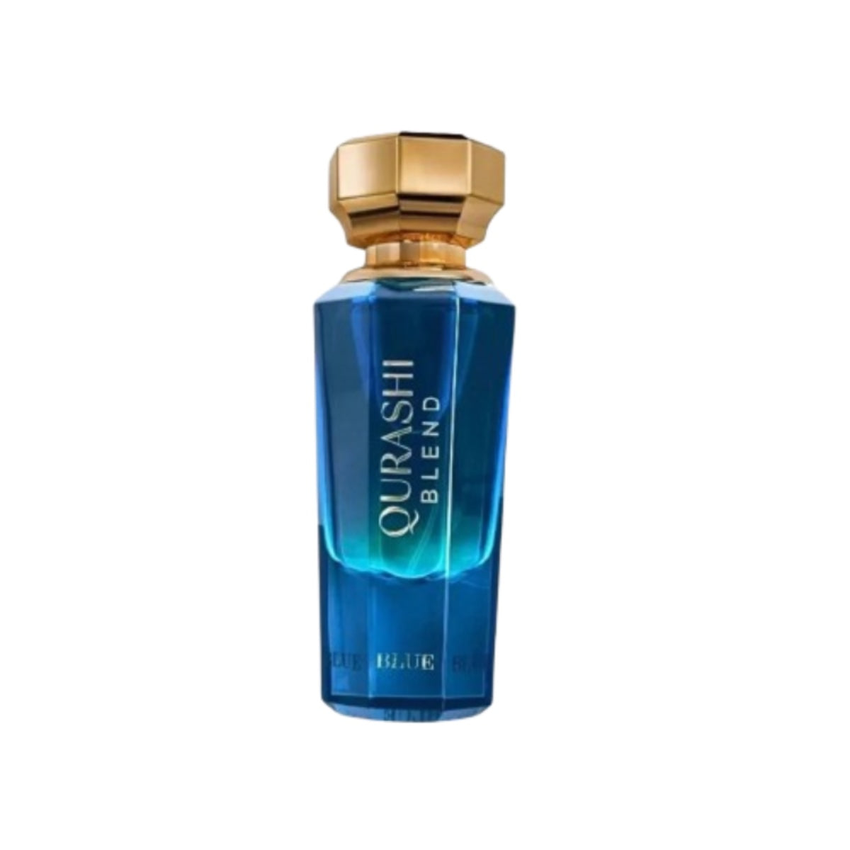 abdul samad qurashi qurashi blend blue 100ml blue bottle with gold cap  
