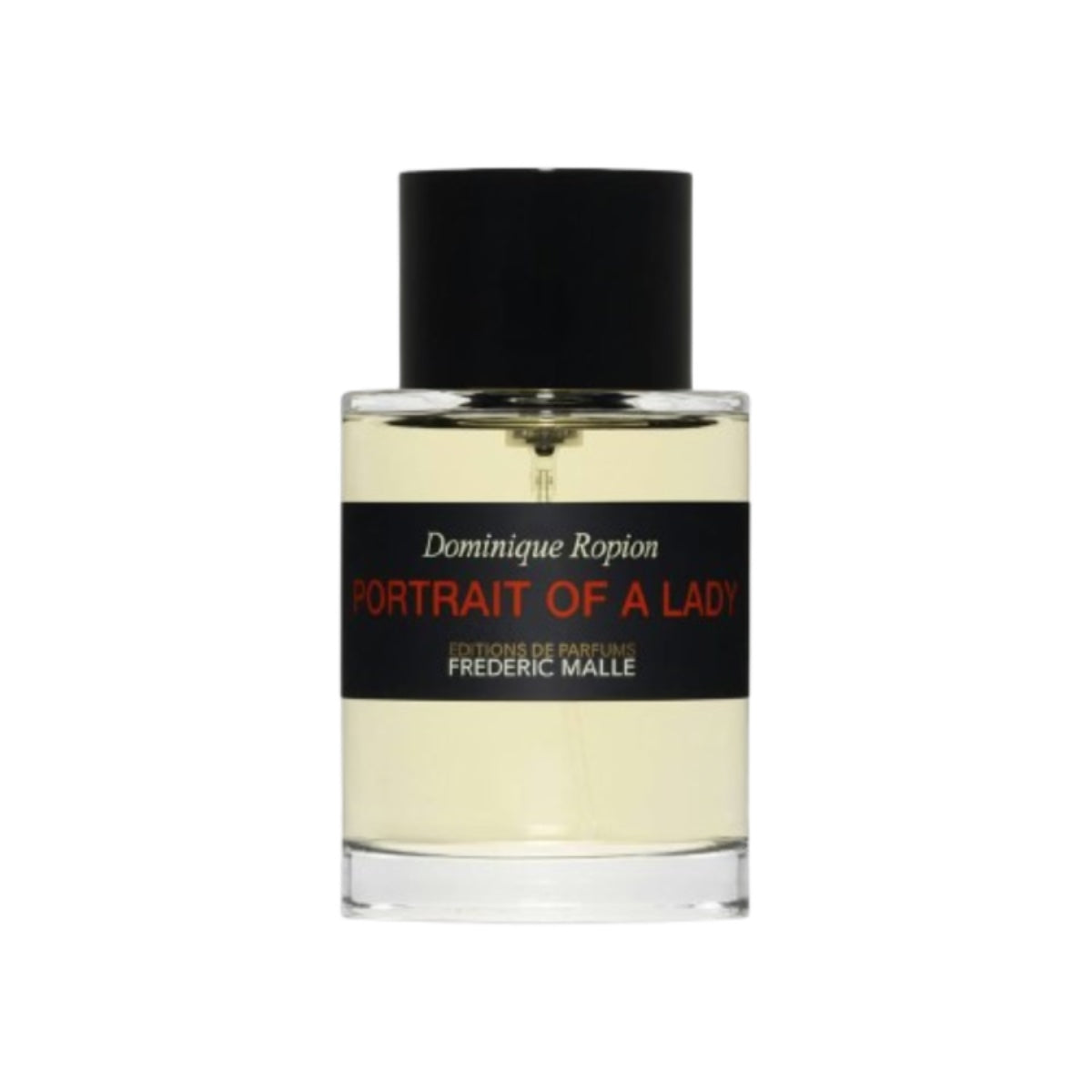 frederic malle portrait of a lady 100ml clear bottle with black cap eau de parfum 