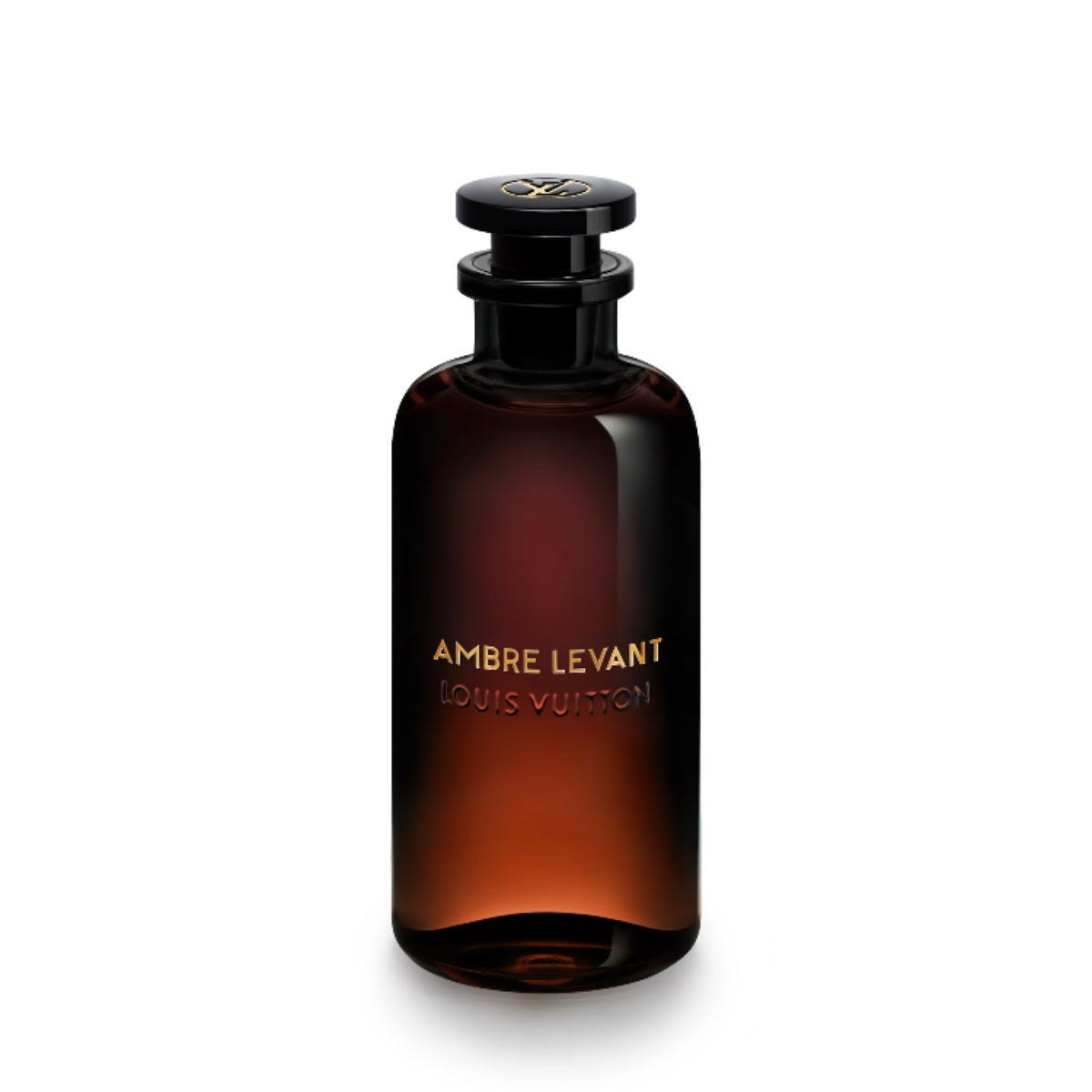 louis vuitton ambre levant 200ml bottle dark brown with black magnetic cap extrait de parfum 