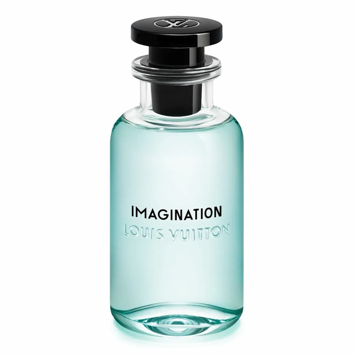 louis vuitton imagination bottle clear with black magnetic cap