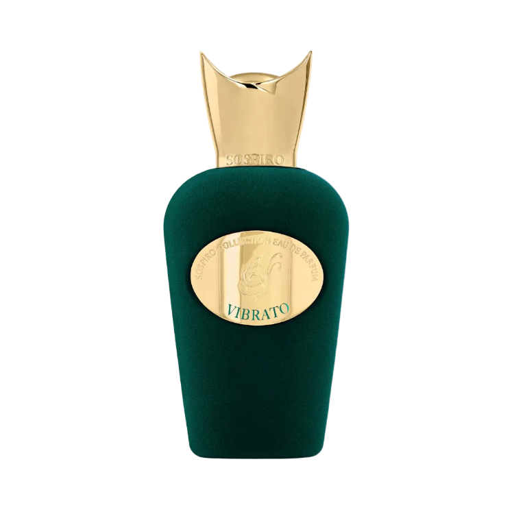 sospiro vibrato 100ml bottle eau de parfum suede green with gold cap